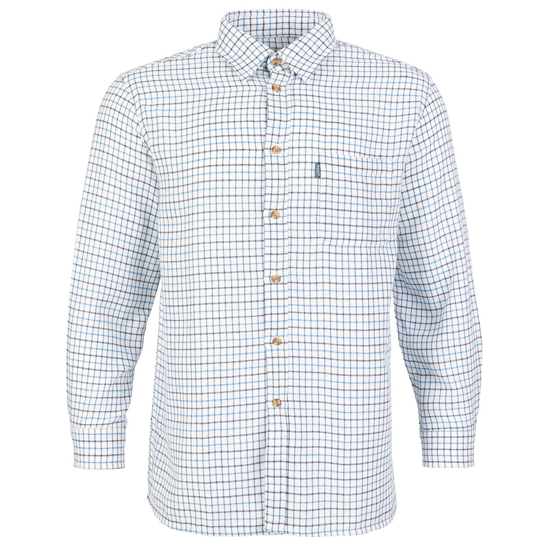 Game Men's Tattersall Shirt, a long-sleeved country check shirt with a chest pocket.