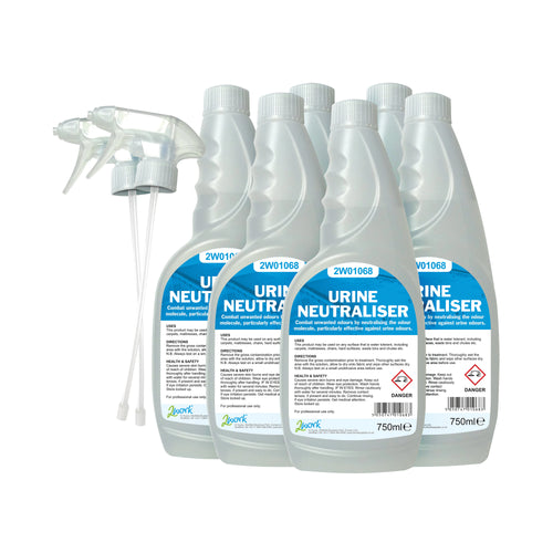 2Work Urine Neutraliser Trigger Spray 750ml (Pack of 6) 2W07246