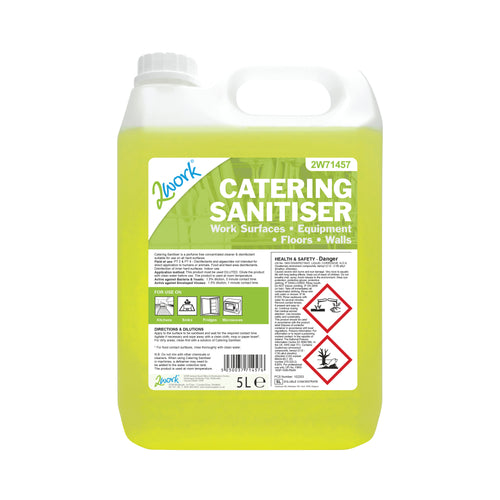 2Work Catering Sanitiser Odourless 5 Litre Bottle 2W71457