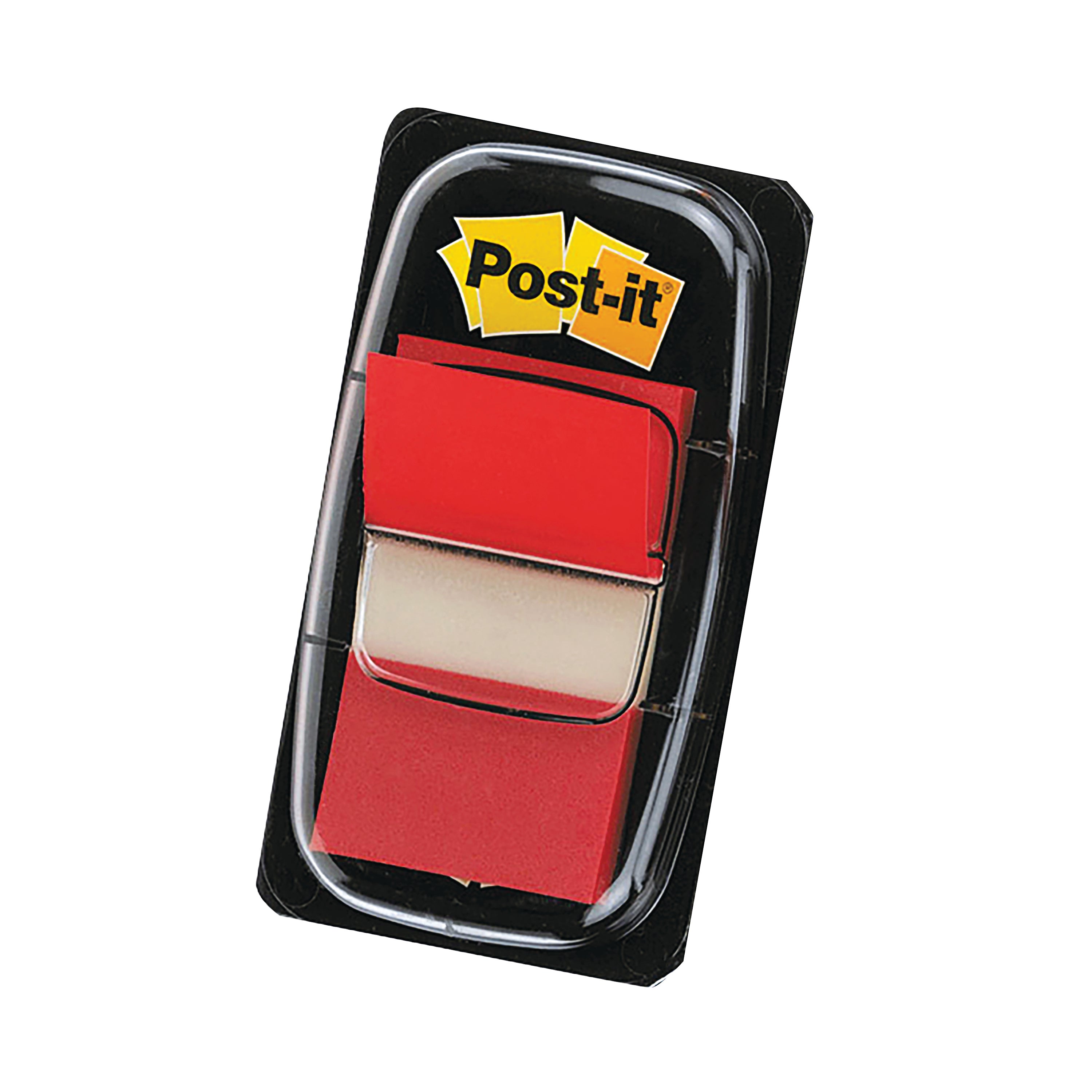 3M Post-it Index Tab 25mm Red with Dispenser 680-1