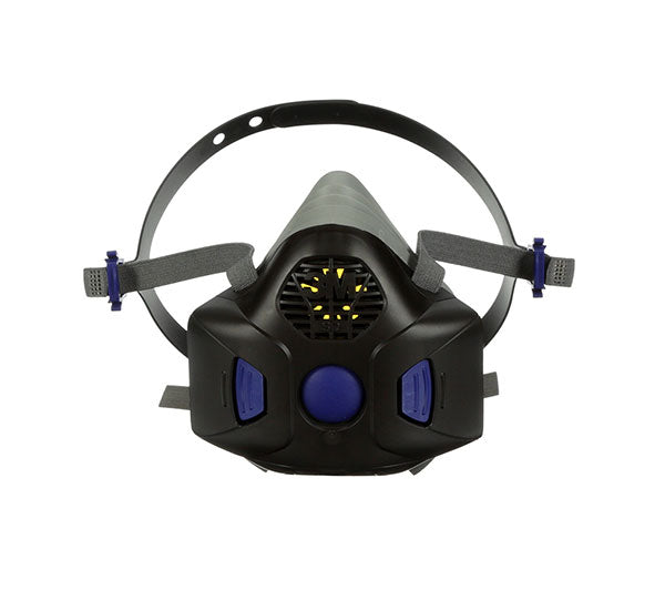 Small 3M HF-801SD Secure Click Half Mask with speaking diaphragm for clear communication.