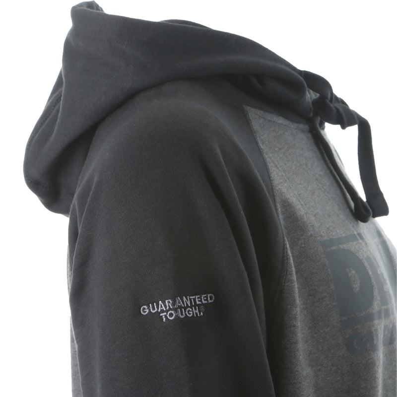DeWalt Grey Marl/Black Hooded Sweatshirt