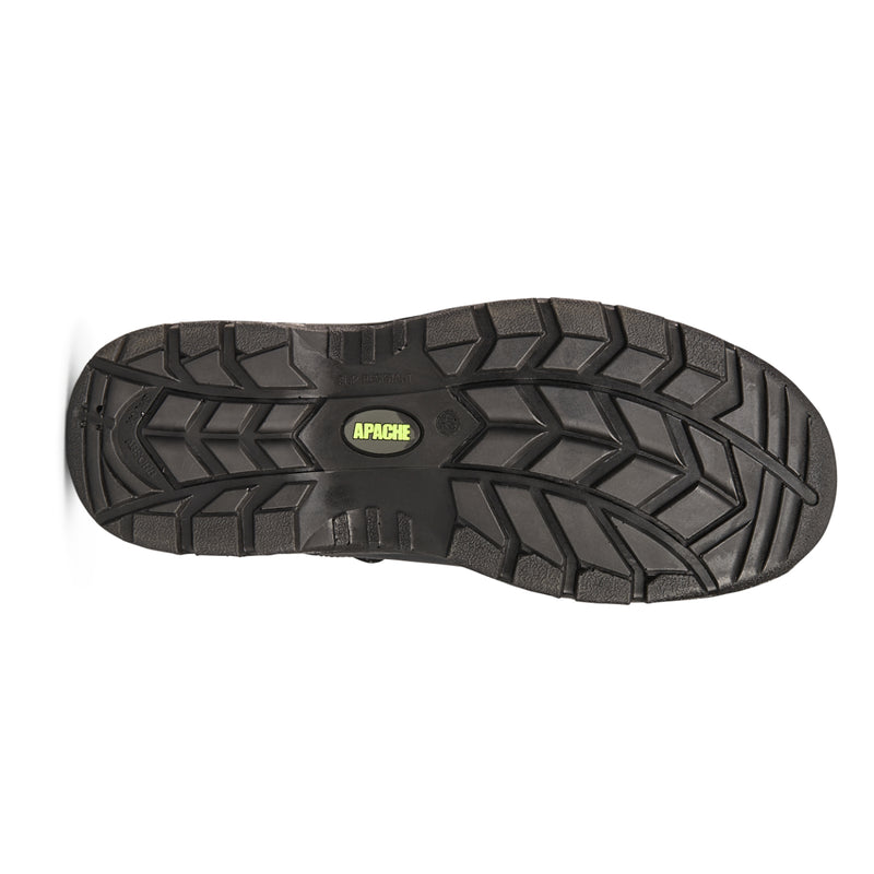 Angled view of the black SS812SM waterproof hiker boot.