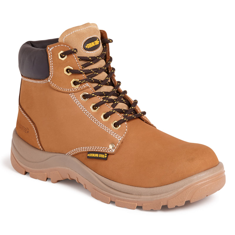 Sterling Steel Wheat 6 Eye Hiker Boot