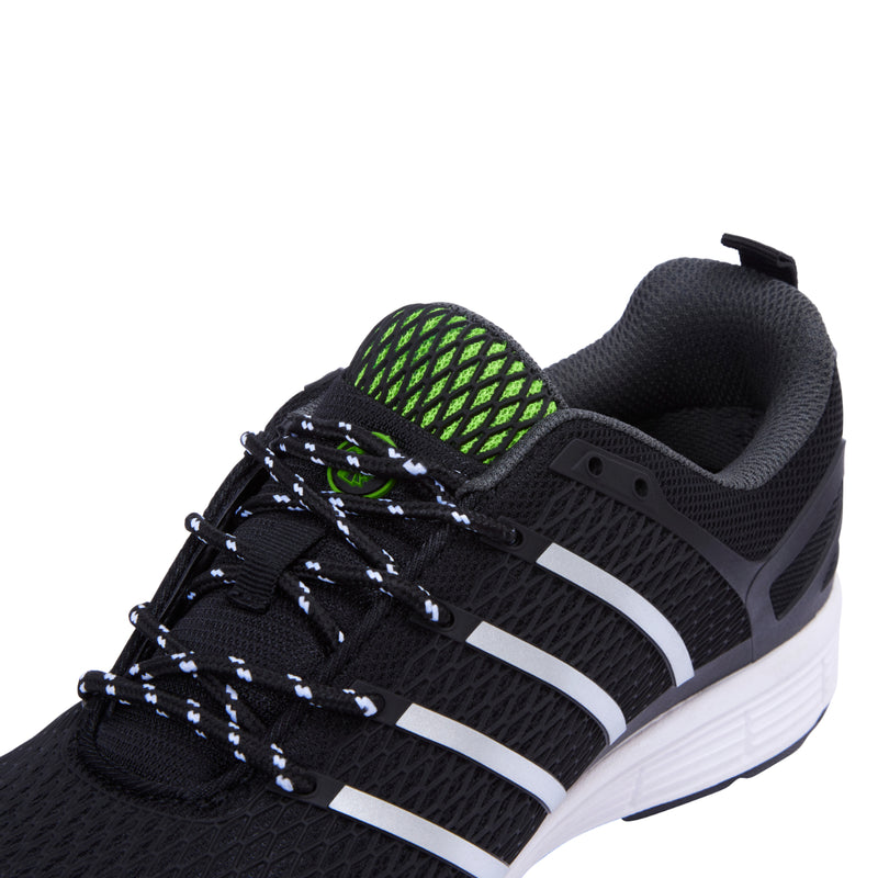 waterproof Apache Motion WR trainers showing lacing.
