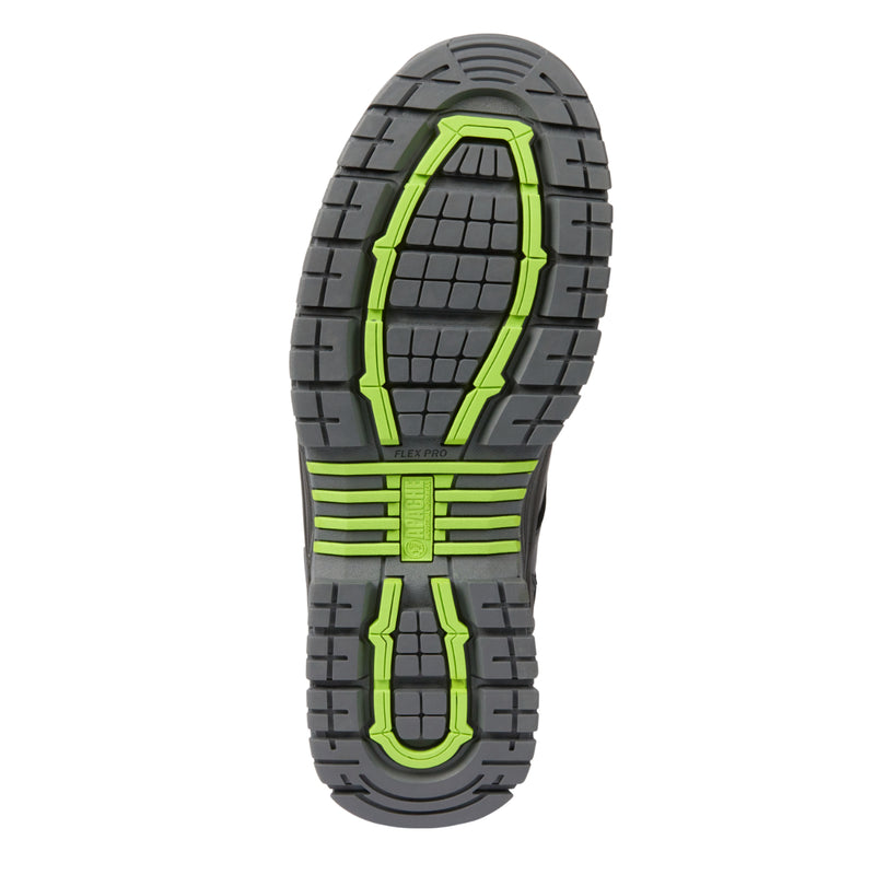 Apache Chilliwack boot's full-length side zipper.