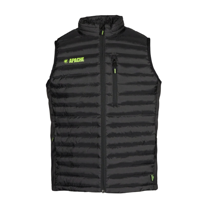 Apache Picton stretch gilet with recycled baffles in black