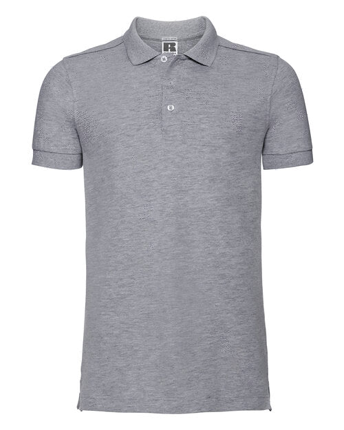 Russell Mens Fitted Stretch Polo