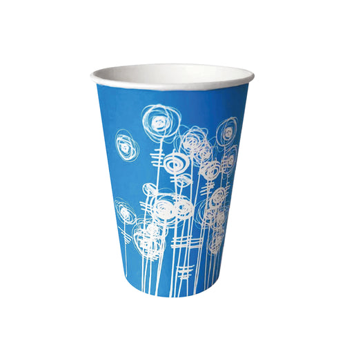 Aqua Swirl 7oz Paper Cup – (Pack of 100)