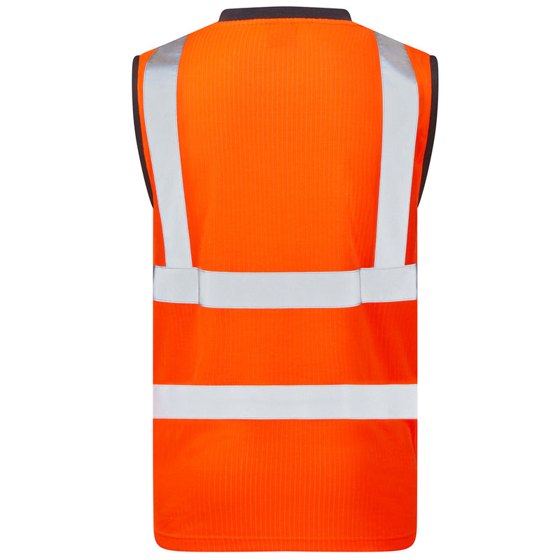 Leo Workwear Ashford Leo Ecoviz Comfort Sleeveless T-Shirt