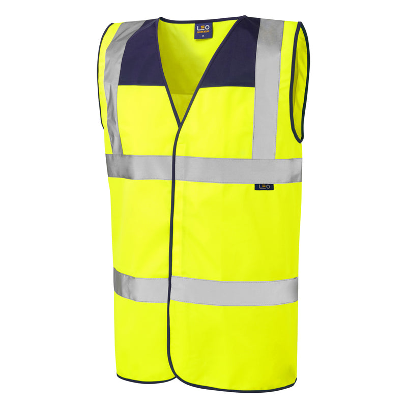 Leo Workwear Bradworthy Leo Ecoviz Bottle Yoke Waistcoat