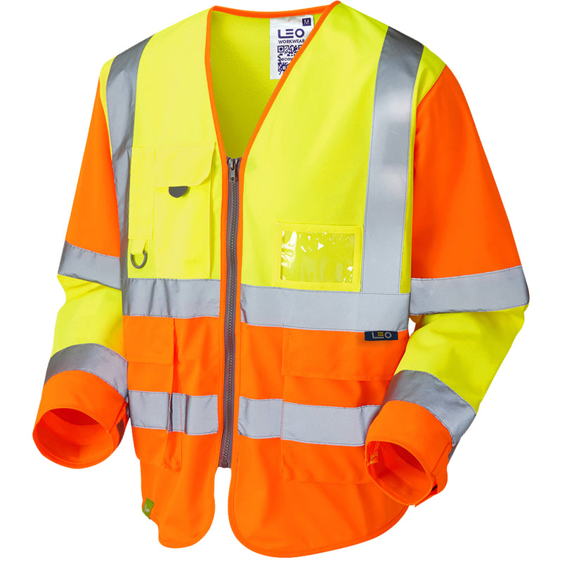 Leo Workwear Wrafton Leo Ecoviz Superior Sleeved Waistcoat
