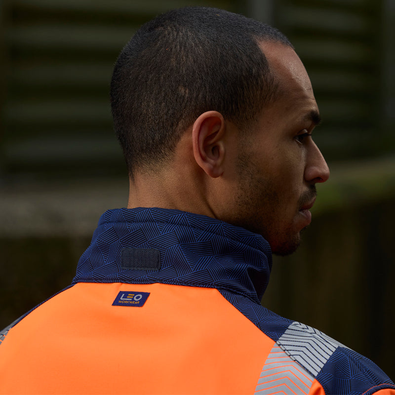 Leo Workwear Bowden Iso 20471 Cl 2 Softshell Jacket