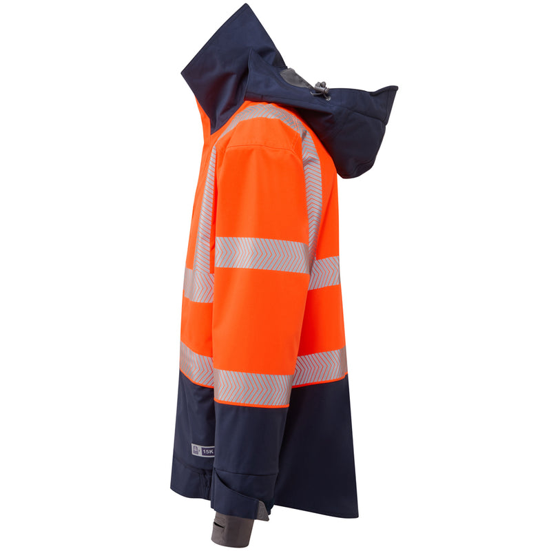 Leo Workwear Dartmoor Iso 20471 Cl 3 Ecoviz 10K Breathable Bomber Jacket