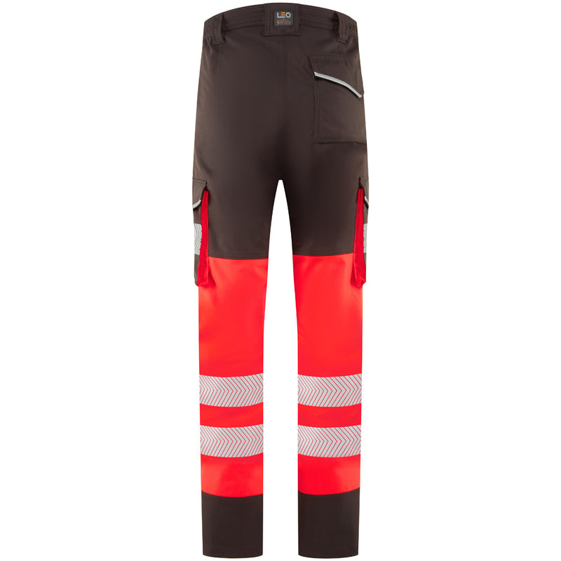 Leo Workwear Winswell Leo Ecoviz Womens Lightweight Polyester Stretch Cargo Trousers