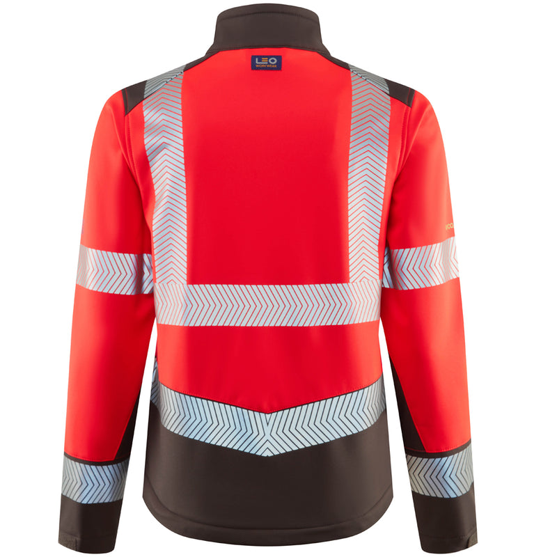 Leo Workwear Pennywell Leo Ecoviz Performance+ Womens Softshell Jacket
