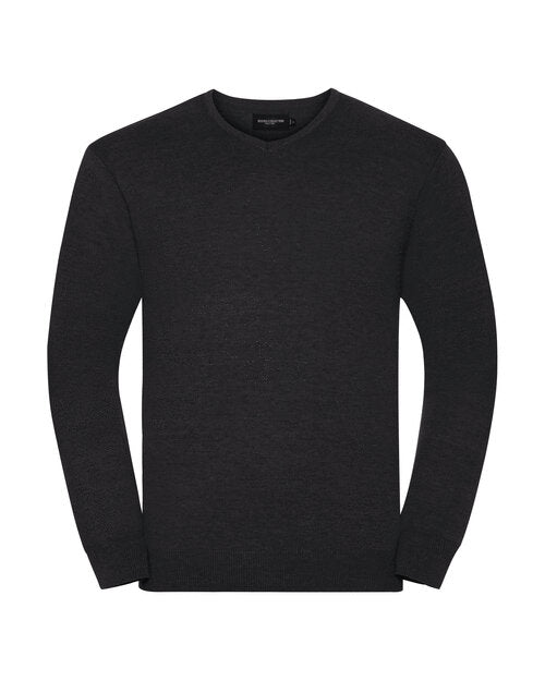 Russell V-Neck Knitted Pullover