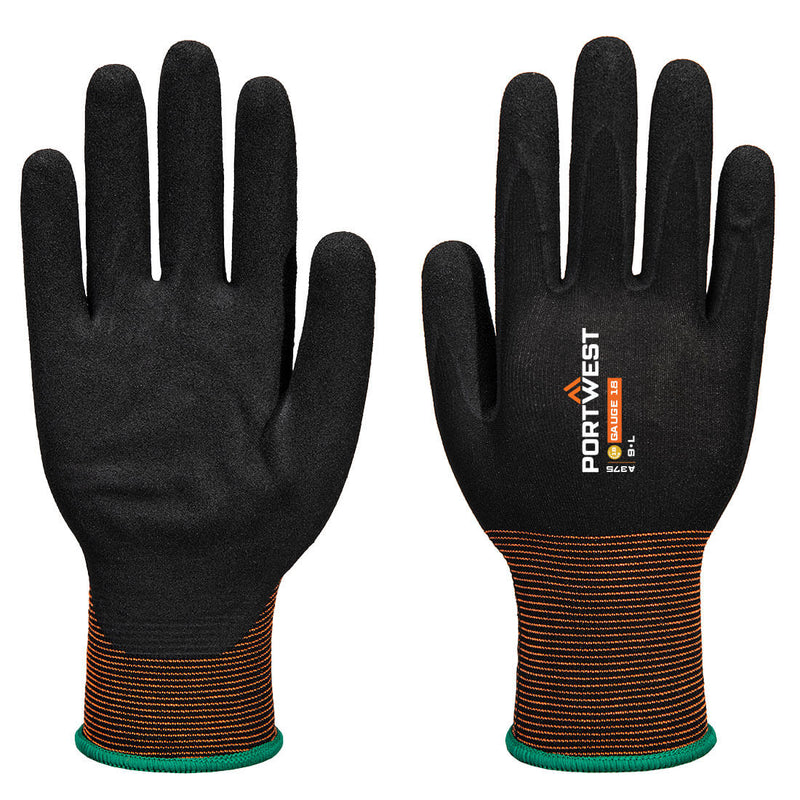Portwest GP Grip 18 Nitrile Smooth/Sandy Glove - A375