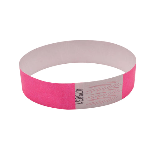 Announce Wrist Band 19mm Pink – (Pack of 1000)