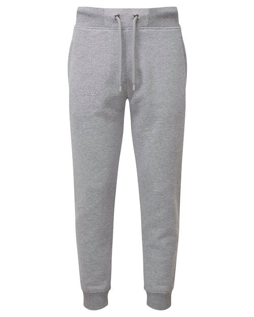 Anthem AM030 jogpants in gym grey, presented in a clean and simple flat lay.