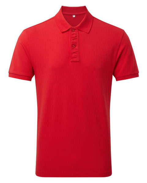 Flat lay of the Asquith and Fox men's infinity stretch polo AQ004 in a smart charcoal color.
