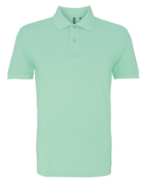 Asquith And Fox Mens Classic Fit Cotton Polo (Cont)