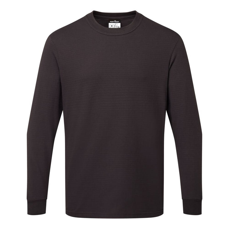 Portwest Anti-Static ESD Long Sleeve T-Shirt