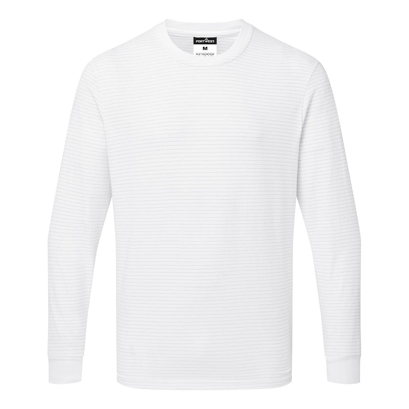 Portwest Anti-Static ESD Long Sleeve T-Shirt