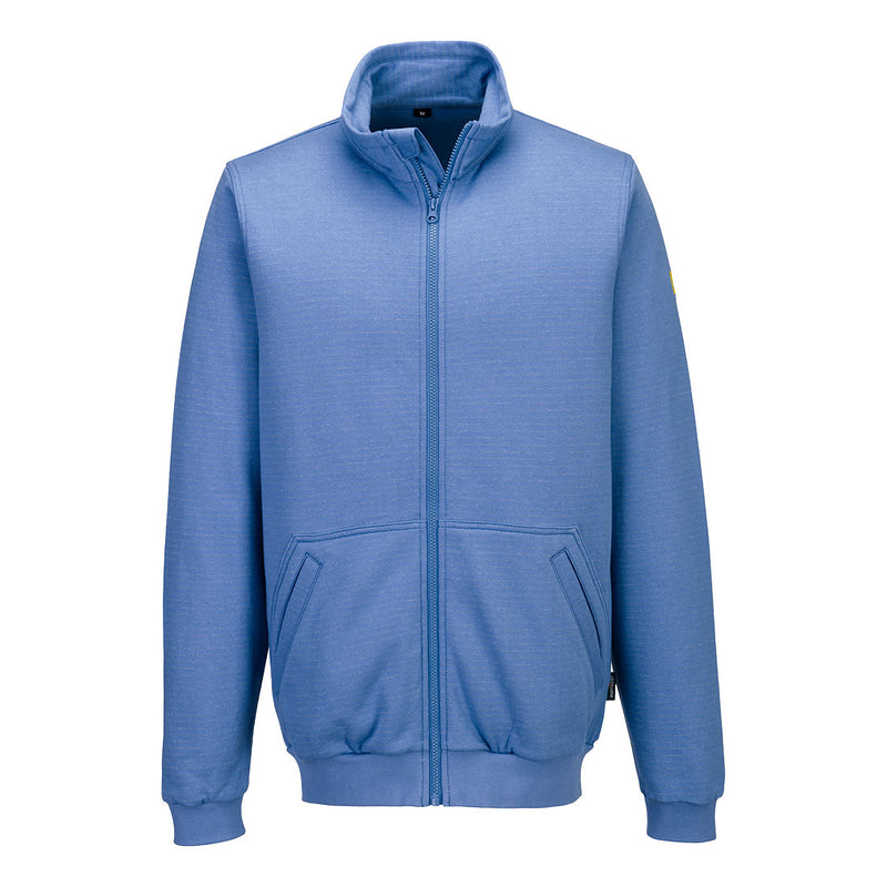 Portwest Anti-Static ESD Zip Sweatshirt - AS25