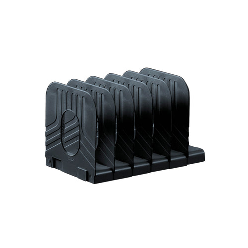 Avery Original 6-Part Modular Book Rack Black 66mLBLK