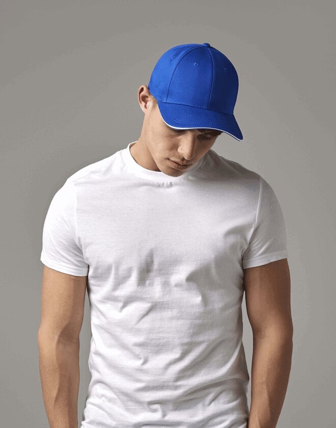 Beechfield Earthaware Classic Organic Cotton 6 Panel Cap - Sandwich Peak