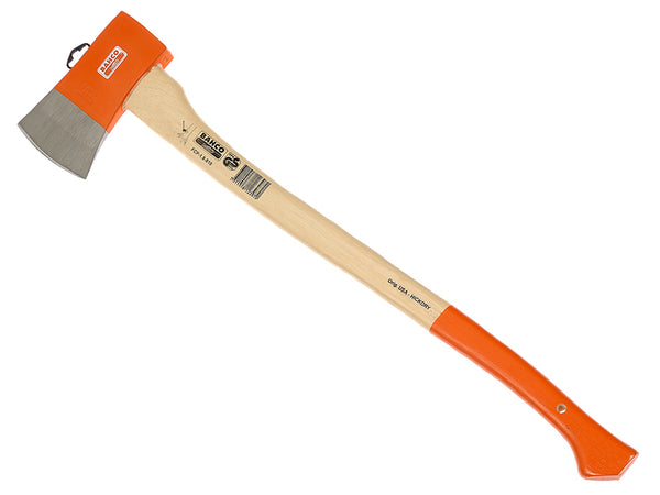 A classic Bahco Felling Axe with a 3.0kg head and a durable hickory handle.
