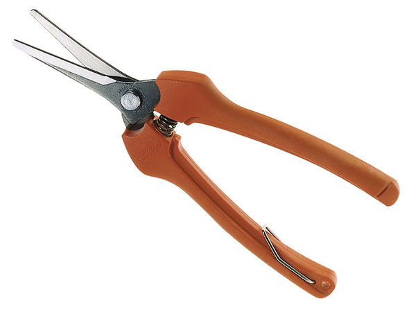 Bahco P128-19 grape and vine secateurs with a slim cutting head and 6mm capacity.