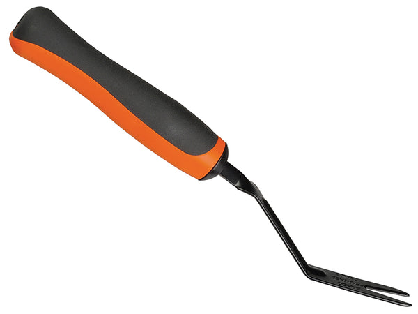Bahco P269 Small Hand Garden Daisy Grubber with a forked steel tip for easy weed removal.
