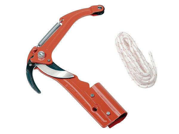 Bahco P34-27A-F top pruner head attachment with a sharp bypass blade and pulley system.