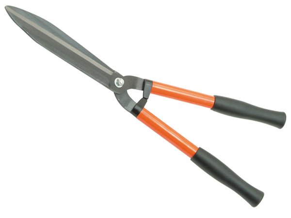 Bahco P59-25 hedge shears with 250mm blades and robust, traditional wooden handles.