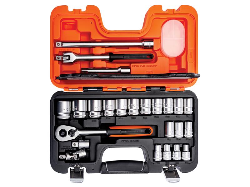 Bahco S240 1/2in Drive Socket Set, 24 Piece