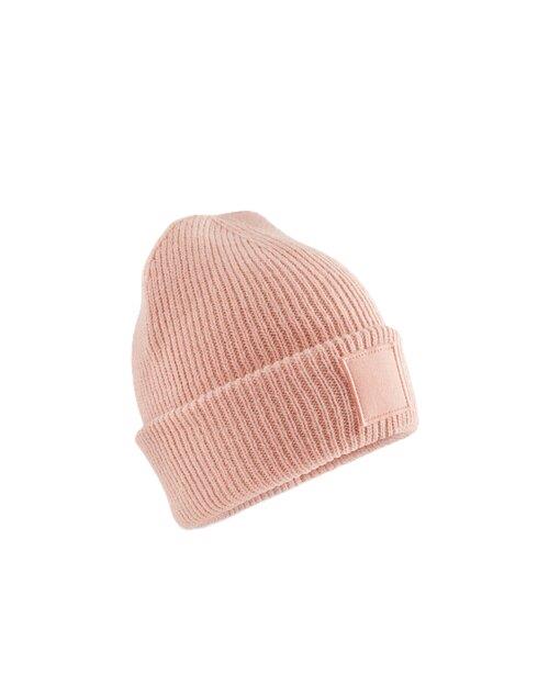 Beechfield Kids Deep Cuffed Tonal Patch Beanie