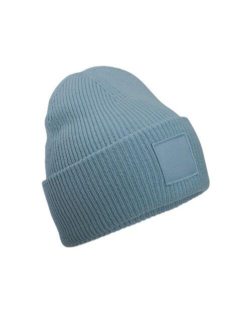Beechfield Deep Cuffed Tonal Patch Beanie