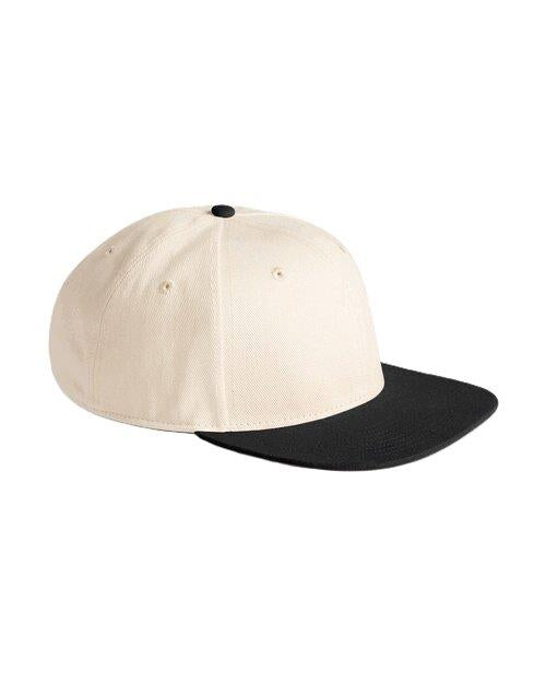 Beechfield Contrast Flat Peak 6 Panel Cap