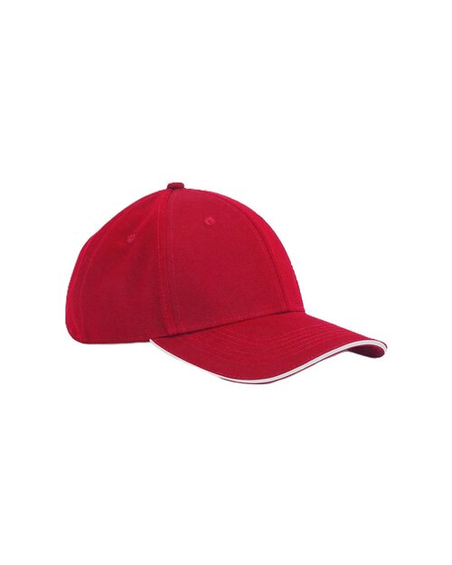 Beechfield Earthaware Classic Organic Cotton 6 Panel Cap - Sandwich Peak