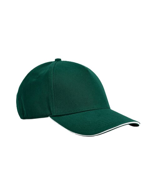 Beechfield Earthaware Classic Organic 5 Panel Cap - Sandwich Peak