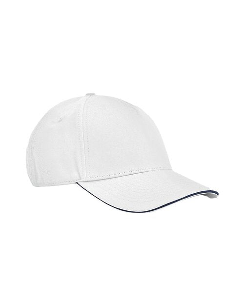 Beechfield Earthaware Classic Organic 5 Panel Cap - Sandwich Peak
