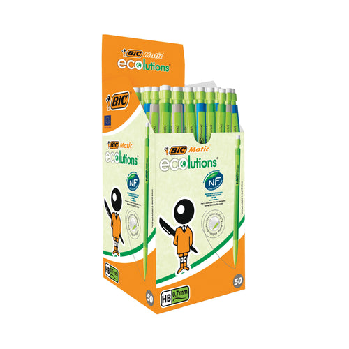 Bic Matic Ecolutions Mechanical Pencil - (Pack of 50)