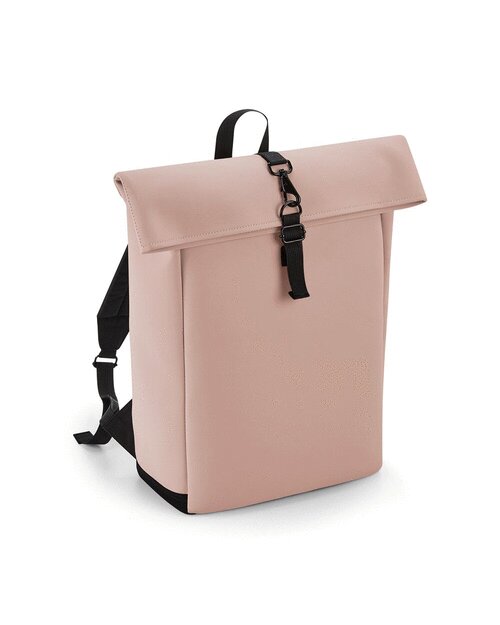 Bags Matte Pu Roll-Top Backpack - BG335M