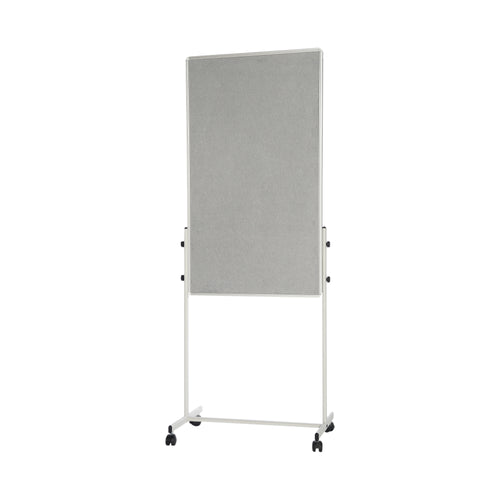 Bi-Office White Portable Duo Board and Flipchart Easel EA4724075