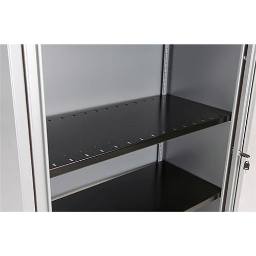 Bisley Slotted Shelf 914x390x27mm Black For Bisley Cupboards and Tambour Units BSSGY