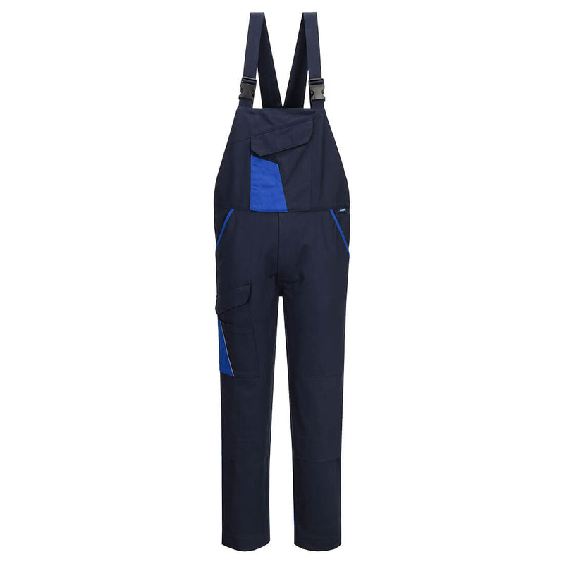 Portwest WX1 Two Tone Cotton Bib and Brace