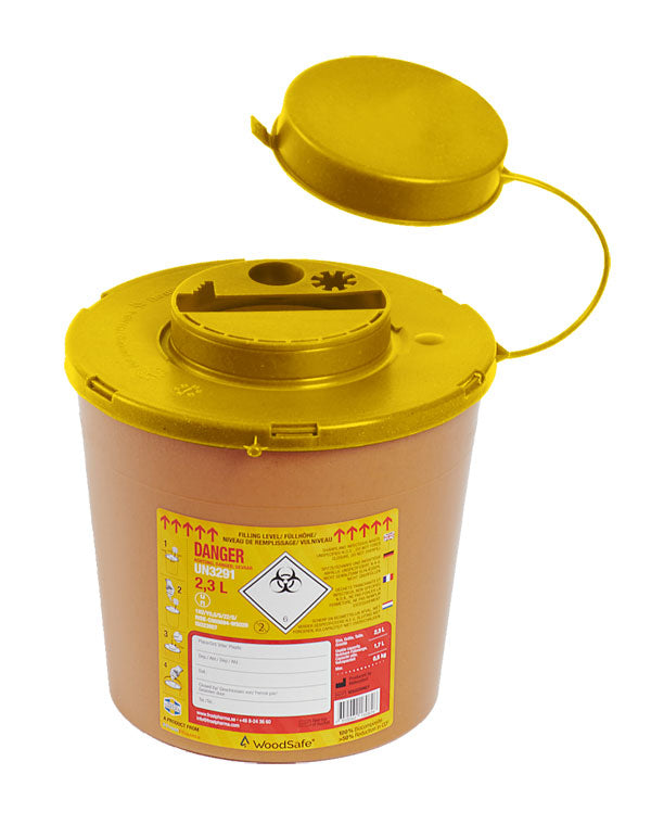 Click Medical Woodsafe Sharps Bin