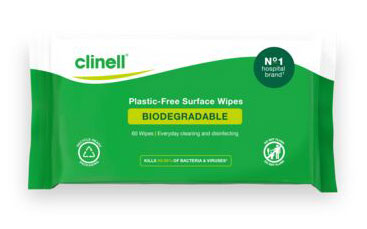 Clinell Biodegradable Surface Wipe